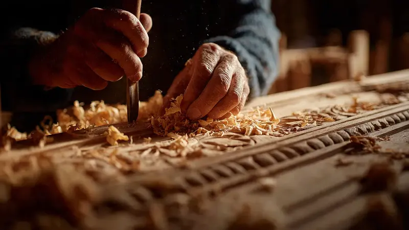 Exemple site vitrine artisan ébéniste